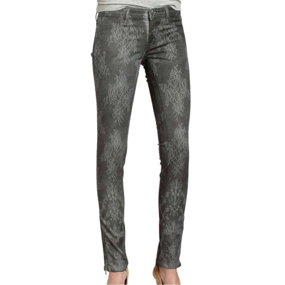 A.B.S ALLEN SCHWARTZ Embellished  SKINNY Antique ( 26 )